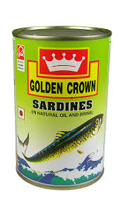 Golden crown mackerel in brine 400g
