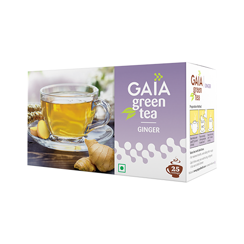 Gaia Green Tea Ginger 25teabags