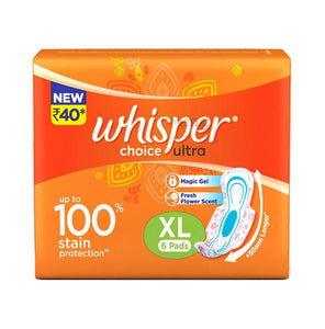 Whisper choice ultra XL 6pads