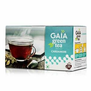 Gaia Green Tea Cardamom 25teabags