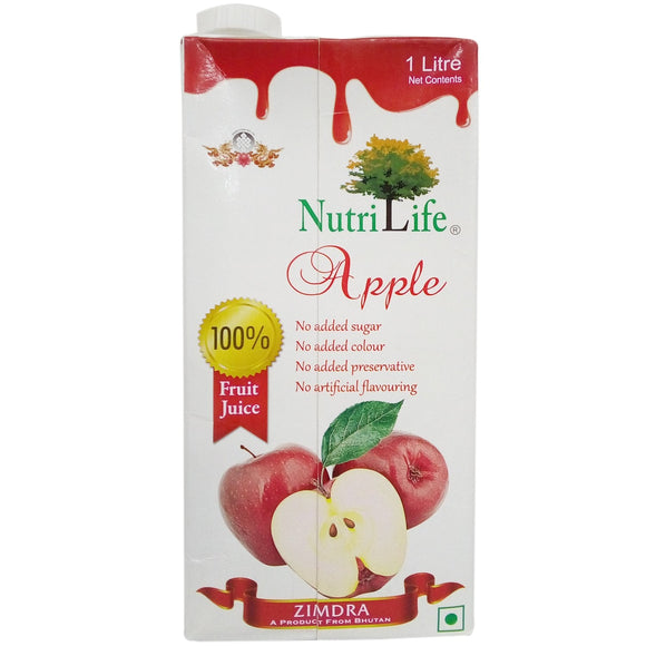 Nutrilife apple fruit juice 1ltr*12pkts