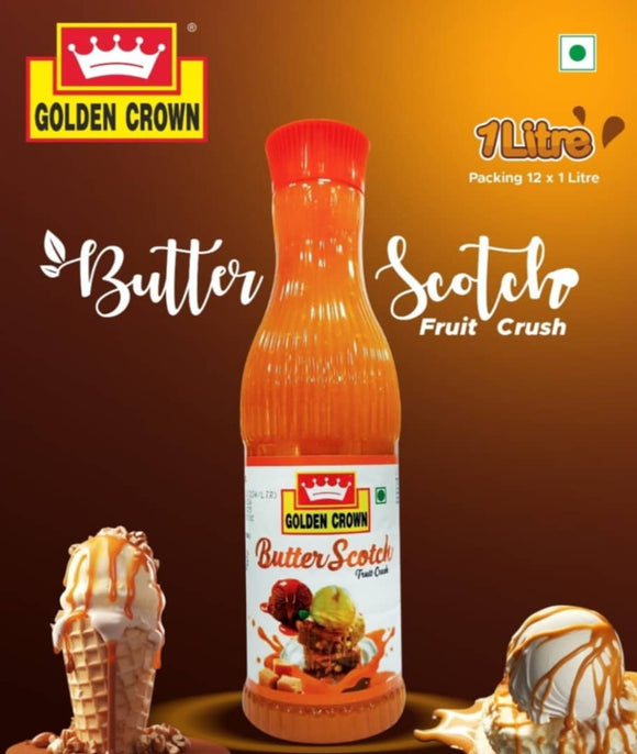Golden crown butter scotch fruit crush 1litre