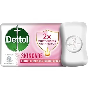 Dettol skincare 2x moisturisers  with argan oil, 75g