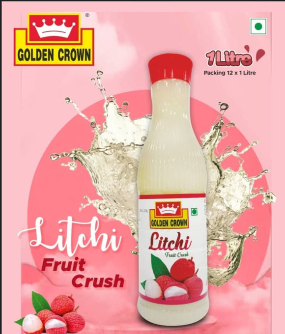Golden crown litchi crush 1ltr