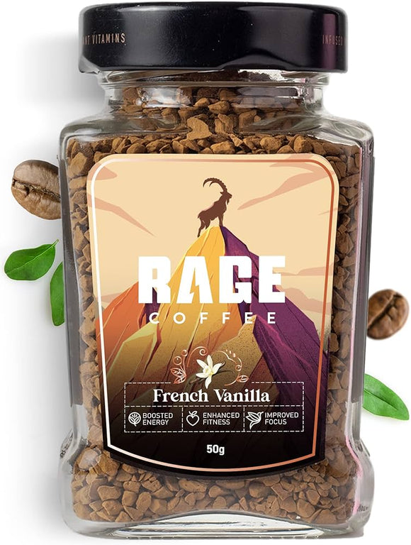 Rage coffee french vanilla 100g