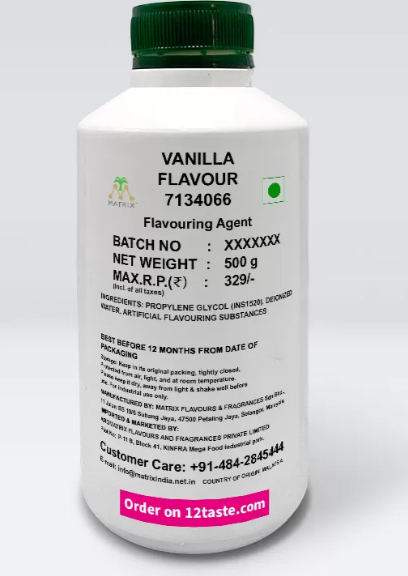 Matrix flavour vanilla 500g – ShopOnline