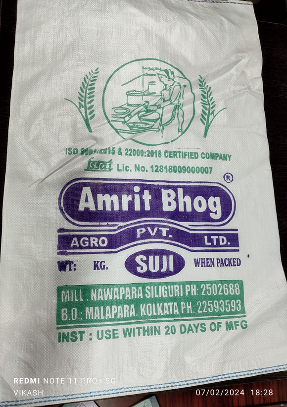 Amrit Bhog Sooji 45kg
