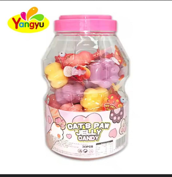 Cat's paw jelly candy [30pcs]