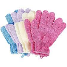 Bath gloves pair