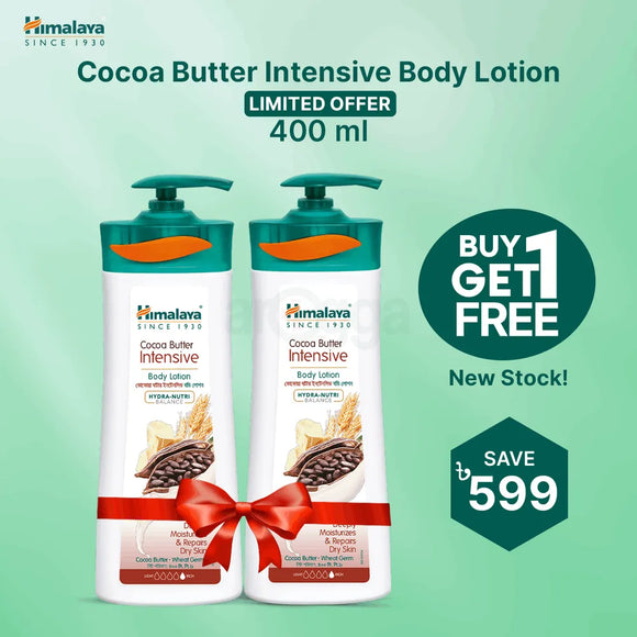 Himalaya Body Lotion 400ml [Buy 1 get 1 Free]
