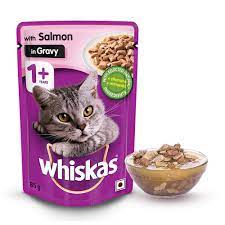 WHISKAS with Salmon in Gravy (85 g) 1+years