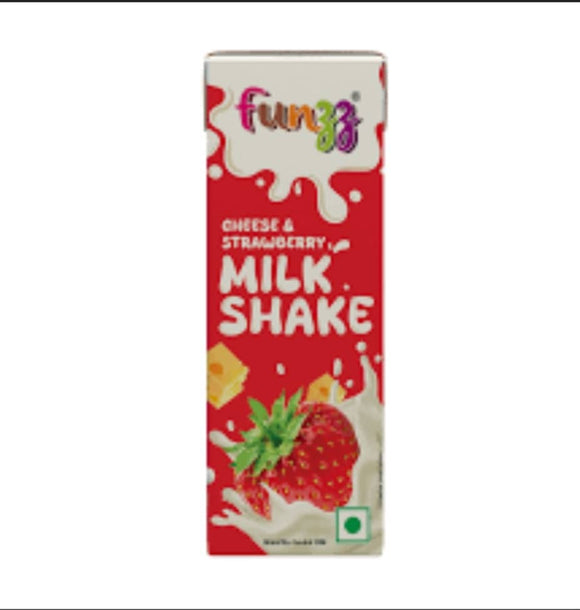govind funzz strawberry milk shake 180ml