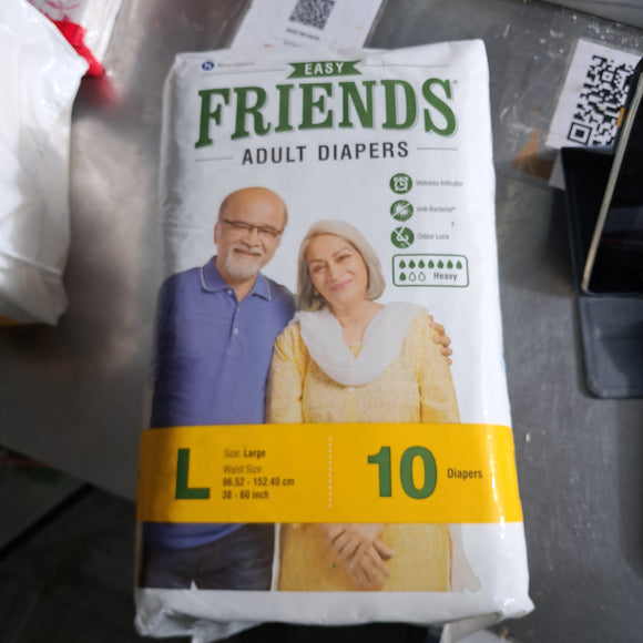 Friends adult diapers L10*12pkts