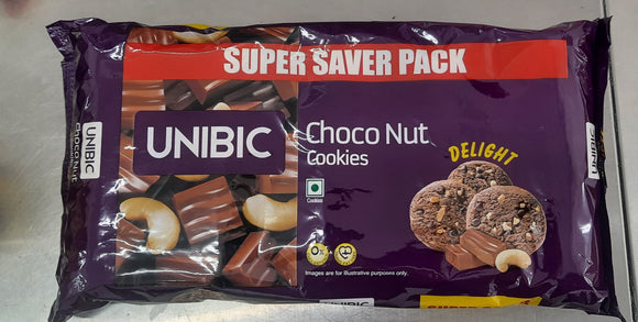 Unibic choco nut cookies, 500g