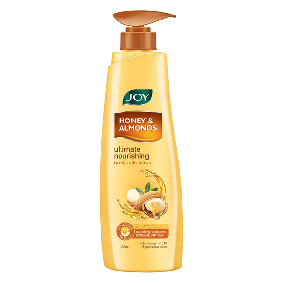 Joy honey & almond ultimate nourishing body lotion 400ml