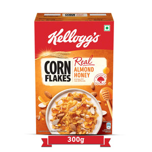 kellogg's real almond honey cornflakes 300g