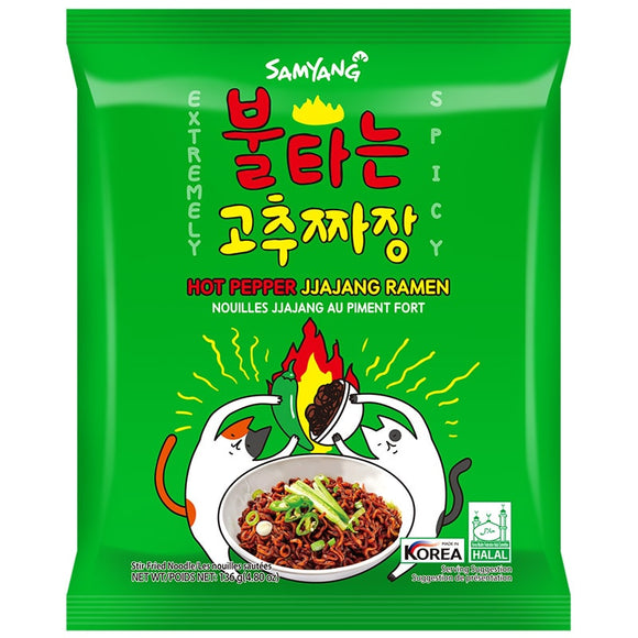 Samyang Hot Pepper Jjajang Ramen 136g*5pkts