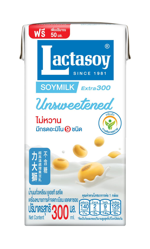 Lactasoy Milk Unsweetened 300ml