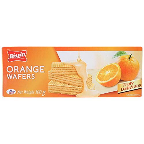 Bissin Premium Orange Wafers 100g