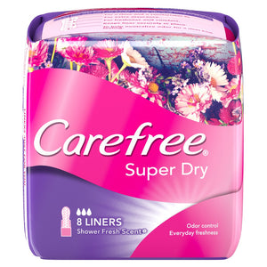 Carefree super dry scented liners 8liners