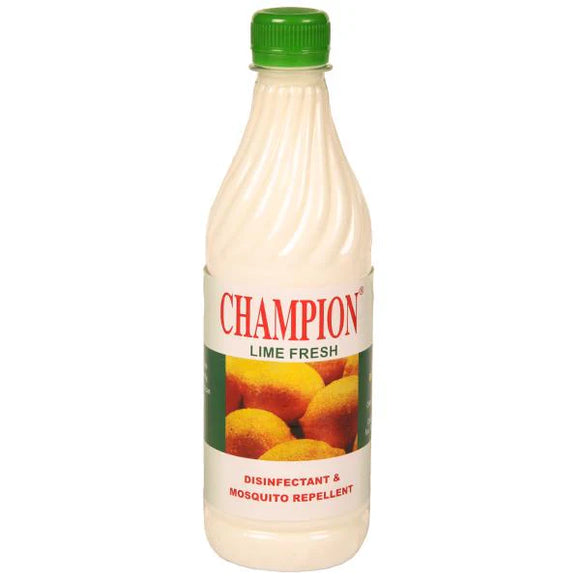 Champion lime fresh disinfectant & mosquito repellent 500ml*30btls