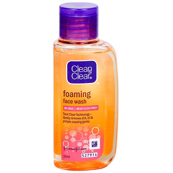 Clean & clear foaming deals face wash