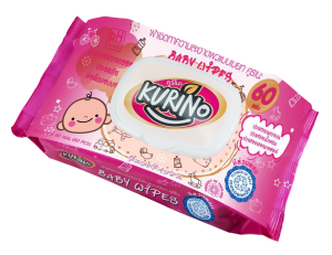 Kurino baby wipes 60piecs