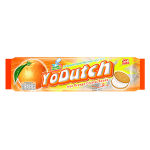 YODUTCH ORANGE FLAVOUR PUFF SANDWICH CRACKERS (70G)