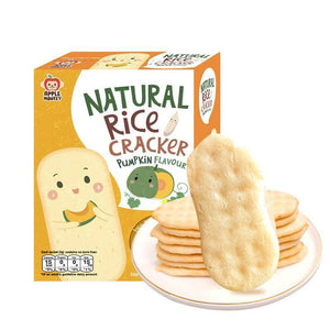 Organic rice cracker pumpkin flavour