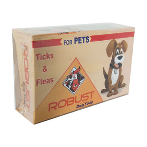 Robust tick & fleas dog soap