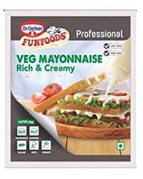 funfoods Veg mayonnaise rich and creamy 1kg