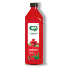 1ne Cranberry aloevera juice 1ltr