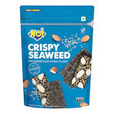 Crispy seaweed with almonds slices original flavour 40g
