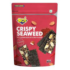 Crispy seaweed with almonds slices hot and spicy flavour 40g