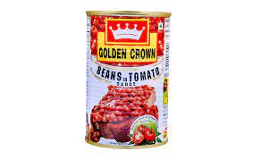 Golden crown beans in tomato sauce 450g