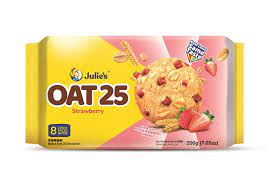 Julie's oats 25 strawberry 200g