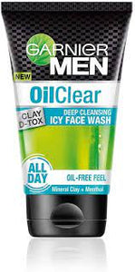 GARNIER MEN OILCLEAR FACE WASH [100G]