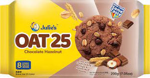 Julie's oats 25 chocolate hazelnut 200g