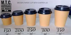 Coffee cup with lid (250ml*25pcs)