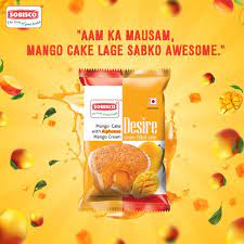 Sobisco Desire Mango Cake 18g