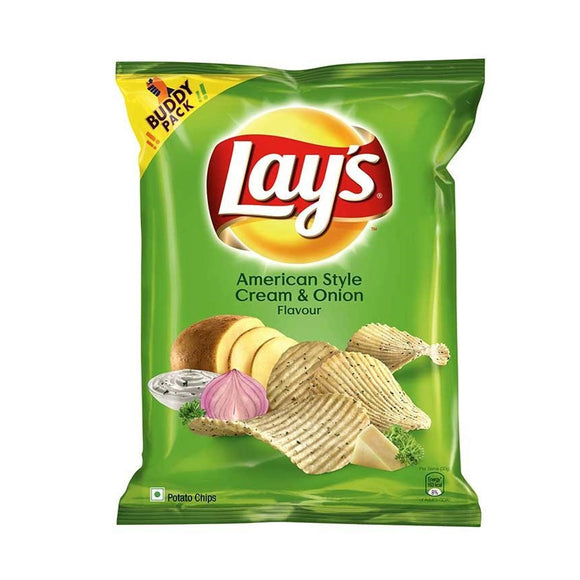Lays American Style Cream & Onion Flavour 40g