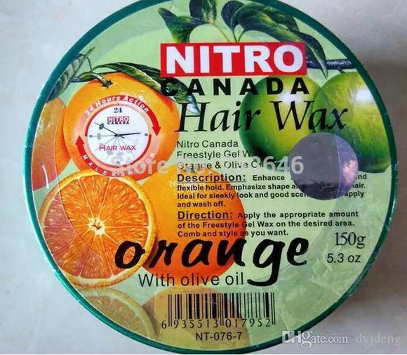 Nitro Hair Wax Orange with Olive oil 150g